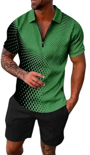 Alalaso 70s Outfits For Men Summer Outfits For Mens Relaxed Fit Lightweight Short Sleeve Graphic T Shirts Printed Shorts Breathable Sportswear Mens Suspenders And Bow Tie Set