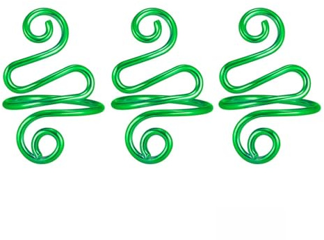 Juszok 3Pcs Handmade Crochet Tension Ring, Crochet Ring for Finger Crocheting，Yarn Tension Ring, Adjustable Companion Knitting Ring with Box Gifts for Crocheters Women(Green)