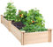 Yaheetech 8×2ft Wooden Horticulture Raised Garden Bed Divisible Elevated Planting Planter Box for Flowers/Vegetables/Herbs in Backyard/Patio Outdoor, 245.5 x 62.5 x 27cm