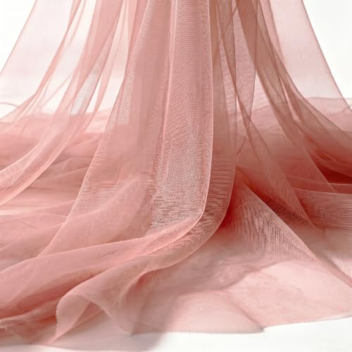 Tela de organza por metro, 3 m x 160 cm, tela de tul suave para coser, tela de malla, tela decorativa, tela de organza para cortinas de boda, arco de boda, decoración a mano, arco, ceremonia, fiesta