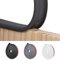 NiCoLa Bande de bordure de meubles flexible en forme de U en TPE noir - 5 m x 16 mm - Bande de placage autocollante pour décoration de meubles pour table, armoires, chaises, étagères, restauration