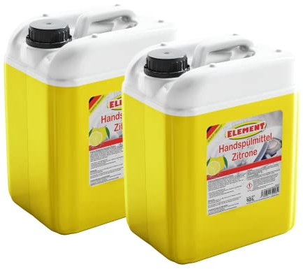 Geschirrspülmittel | Spülmittel | Handspülmittel | Zitrone | 20 Liter | mit hoher Fettlösekraft | Geschirrreiniger |