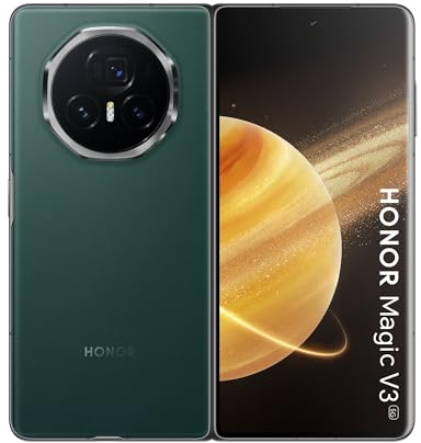 HONOR Magic V3 5G - Smartphone de 12GB+512GB, 9.2mm Plegable, Batería de 5150mAh, Qualcomm Snapdragon 8 Gen 3, IPX8, Cámara principal Falcon de 50MP, MagicOS 8.0.1 (Basado en Android 14), NFC, Green