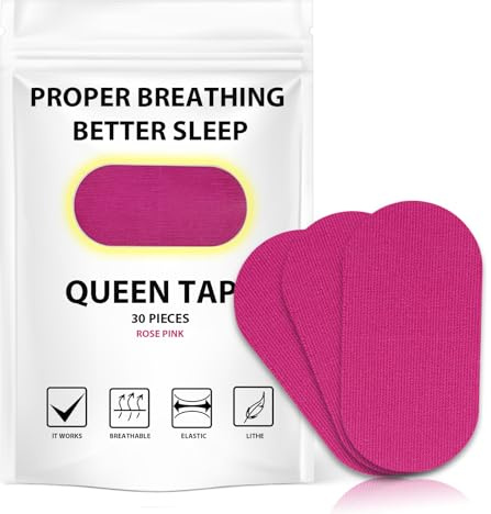 Cerotti Bocca per Dormire, 30 Pezzi Mouth Tape for Sleeping, Aiuta a Smettere di Russare e Sviluppa Abitudini di Respirazione Nasale,Miglioramento del Sonno