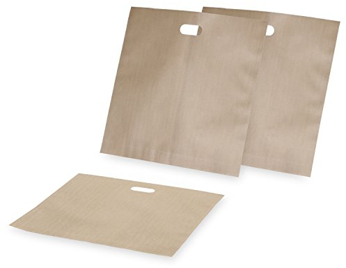 BOSKA 13030 Sacs à toasts 3 pcs, Fibre de Verre, Brun, 20 x 19 x 26 cm