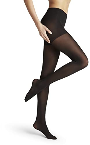 FALKE Damen Strumpfhose Shaping Panty 50 DEN W Ti halb-blickdicht mit Shapingeffekt 1 Stück, Schwarz Black 3009, S-M