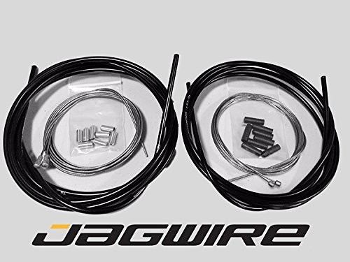 Campagnolo Jagwire Road Shop Kit – komplettes Brems- und Schalthebelzug und Gehäuseset, Schwarz
