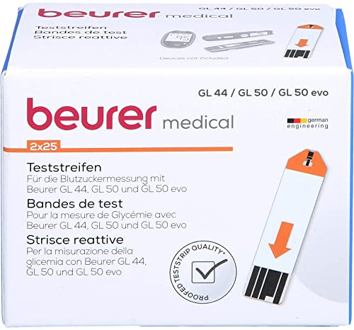 BEURER GL44/GL50 Teststreifen 50 St Teststreifen