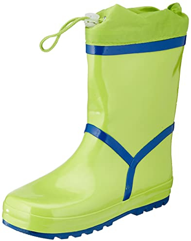 Playshoes Stivali Imbottiti In Gomma, Unisex - Bambini e ragazzi, Verdure / Verde, 23 EU