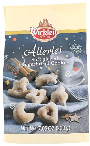 Wicklein Allerlei Soft Glazed Gingerbread Cookie Bag, 7.05 oz