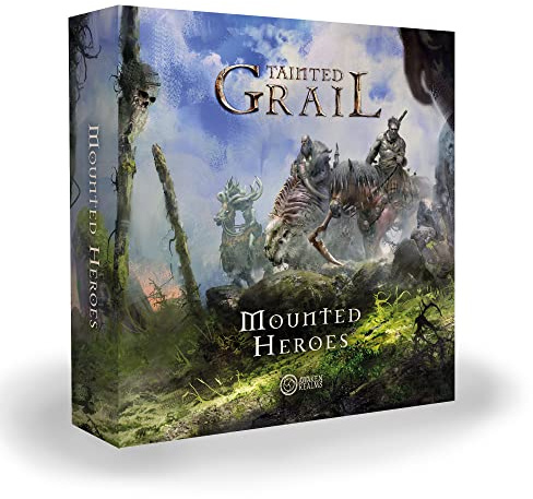 Awaken Realms | Tainted Grail: Mounted Heroes | Survival Miniature Game Expansion | Ages 14+ | 1-4 Players | 120-180 Minutes Playing Time