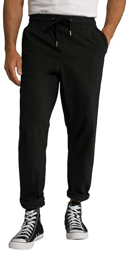 JP 1880 Hommes Pantalon à Enfiler Noir XL