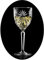 Topkapi elite Kristall Weingläser Weißweinkelch Oasis, bleifreies Kristallglas, Höhe 19 cm, 230 ml, 6 Stück