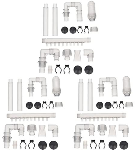 POPETPOP 3 Sätze Aquarium-Wassereinlass-Auslassrohr-Set, Externer Filter, 12Mm Wasserrohr-ZubehöR Aus Abs Für Fischbecken