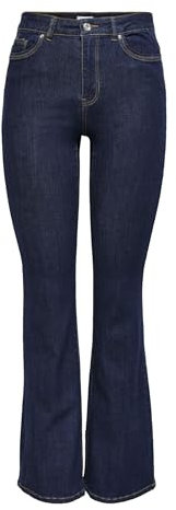 ONLY Female Flared fit Jeans ONLWAUW Hohe Taille Flared Jeans