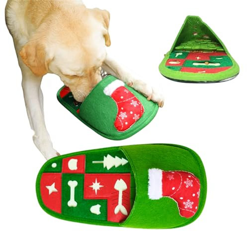 ZLXFT Schnüffelball für Hunde,Schnüffelteppich für Hunde,Schnüffelspielzeug,Interaktive Hundespielzeug,Riechen Trainieren Intelligenzspielzeug,Tragbarer Haustier Snuffle Toy für Hunde Haustier