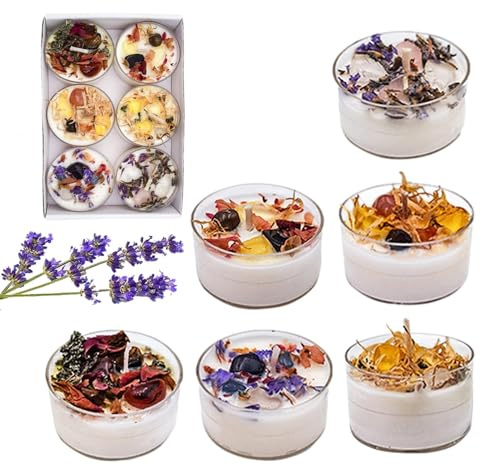 Ensemble de bougies parfumées - Petites bougies de Noël parfumées | Bougies parfumées relaxantes, bougies de soja longue durée, cadeau de bougie naturelle pour les femmes, anniversaire, Noël