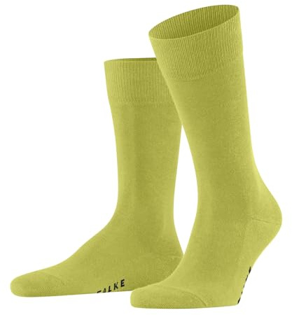 FALKE Herren Socken Family M So nachhaltige Baumwolle einfarbig 1 Paar, Gelb Ananas 1323, 43-46