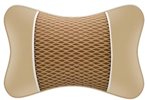 Generico Cuscino Poggiatesta Per Auto – Supporto Cervicale Ergonomico E Traspirante Con Fascia Elastica | Cuscino Per Sedia, Casa E Viaggio | Comfort Per Collo E Testa Durante La Guida O Il Riposo