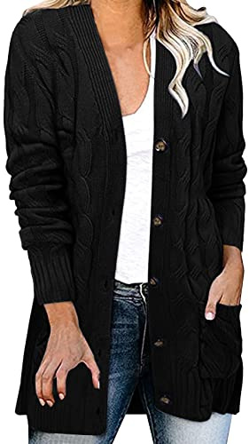 Gilet Mi Long Boutonné Femme Pull Femme Chic Et Elegant Grande Taille