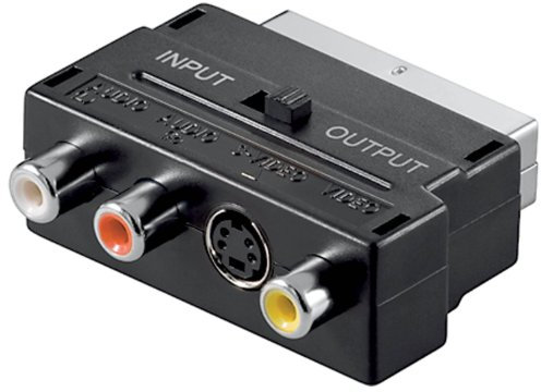 Wentronic Scart Adapter 3x Cinch und S-VHS AVK 196 Lot de 5