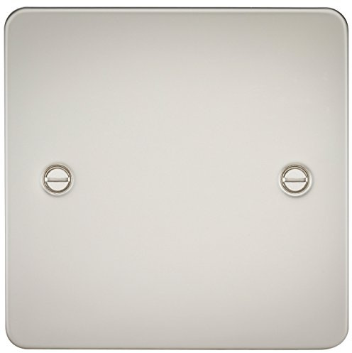 Knightsbridge FPAV8350PL 1-Gang Flat Blanking Plate - Pearl