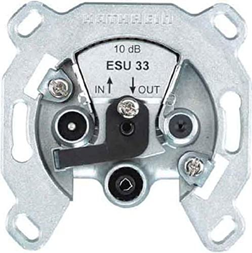 Kathrein ESU 33-21110012- 3-Fach Einkabel-Steckdosen für Durchschleifsysteme in Einkabel-Anlagen (TV/UKW/S at-Anschluß)
