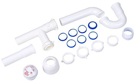 Oatey 39239 8 Stack DFU Capacity Installation Kit with Tubular Adapter Air Admittance Valve, 1.5 in. 20 Branch, White