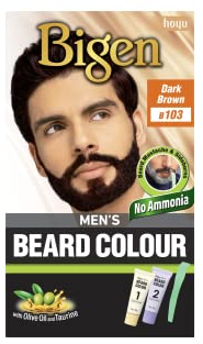 Hoyu Co. Bigens Men's Bartfarbe B103, dunkelbraun