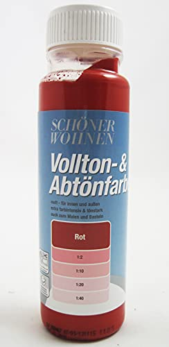 Voll- und Abtönfarbe Rot 125 ml