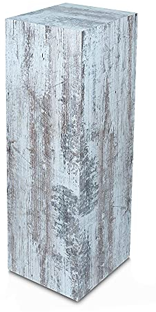 STEMA Seyfried Dekosäule, Podest in 3 Größen (100x33x33 cm, Vintage) Blumensäule, Blumenständer