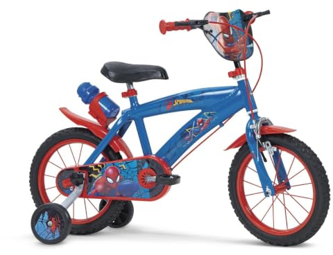 TOIMSA Bicicleta 14 Spiderman Huffy 4/6 Años