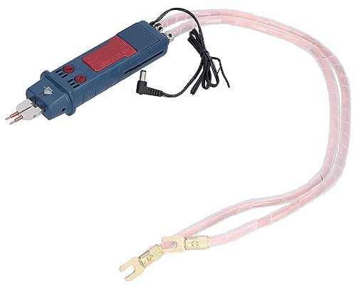 Kit de soudure par points intégré, poste à souder par points manuel avec interrupteur à déclenchement, kit de fer à souder 1500 A 4 à 6 V (broche à souder 73B (16 fils carrés de cuivre)