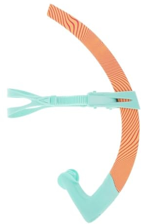 AQUASPHERE Focus Snorkel da Allenamento con Supporto Regolabile per la Testa, evacuazione dell'Acqua, boccaglio in Silicone, Comfort e stabilità Durante Il Nuoto, la Piscina e Lo Snorkeling