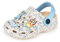 Bluey Boys Clogs Kinder Slip On Schuhe Neuheit Charms in Hellbraun & Blau Allover-Print Sandalen Slider mit verstellbarem Riemen