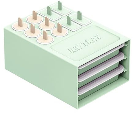 Silikonbehandlar popsicles mods, lätta att släppa dessa popformar med pinnar, köksverktyg för gelésnacks, kalla drycker, drycker och tequila cocktails, 8,3x5,9x3,9 tum