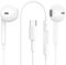 Auriculares USB C,Cascos iPhone 15/16 con Cable Cascos Estéreo HiFi con Micrófono y Control de Volumen, Tipo C In Ear Auriculares para Samsung S25 S24 S23 S22 Plus Ultra,Google Pixel