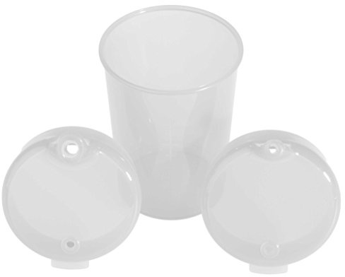 Bec Tasse à bec Lot de gobelet couleur transparent avec couvercle avec petite ouverture 1 pièce