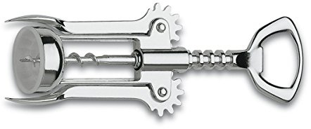 3Claveles 540 - Sacacorchos tirolés, con abridor de botellas, cromado