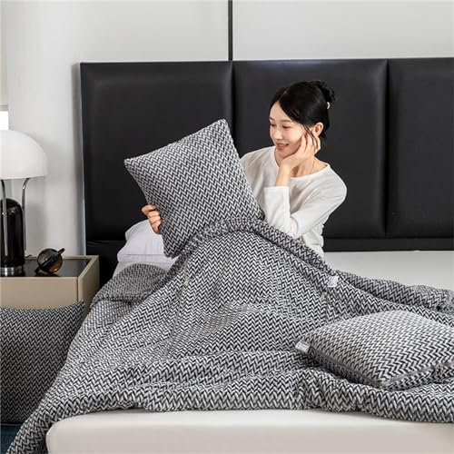 Hixingo Reisedecke und Kissen 2 in 1, Reisedecke mit Kissen Set Multifunktionale Reise Decke und Kissen 2 in 1 Weichem Flugzeug Verwandlungskissen für Urlaub, Camping (40 * 40cm,Chic-Grau)