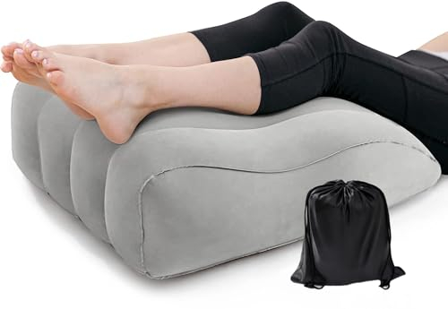 Yuandream Aufblasbare Keilkissen, Venenkissen Beinhochlagerungskissen, Beinauflage zum Beine hochlegen - Keilkissen Stützkissen für Beine Komfort Verbesserung und Verbesserung der Schlaf