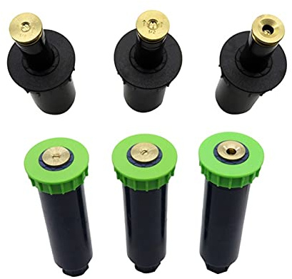 HZDXWXOJ Gardening Irrigation Dripper 1/2 Inch Internal Thread 90 180 360 Degree Landscaping Pop-up Sprinkler Garden Water Irrigation Gear Driven Nozzle 1