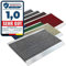 Floordirekt PRO Repräsentative Fußmatte Profi Brush - Testurteil Sehr Gut - Schmutzfangmatte mit Alu Rahmen für außen und innen - Verschiedene Bürsten Farben und Größen (50x80cm Beige)