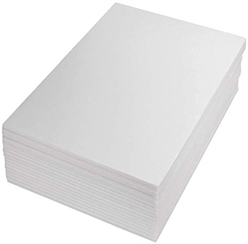 ASelected 16 Pack A3 (420 x 297mm) Foam Board, 5mm Thick Polystyrene Foam Sheet for Model Making, Mounting Photos, Presentations, Arts and Crafts Projects (White)