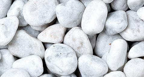 WUEFFE Ciottoli di Marmo Bianco Carrara - Sacchi da 25 kg - Sassi Bianchi Pietre Giardino (40/60 mm., 1 Sacco da kg.25)