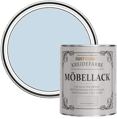 Rust-Oleum Light Blue Upcycled Furniture Paint in Chalky Finish - Blue Sky 750ml