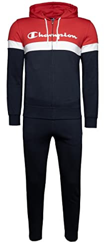 Champion Trainingsanzug mit angerauter Kapuze P-E Art. 217413, blau, M