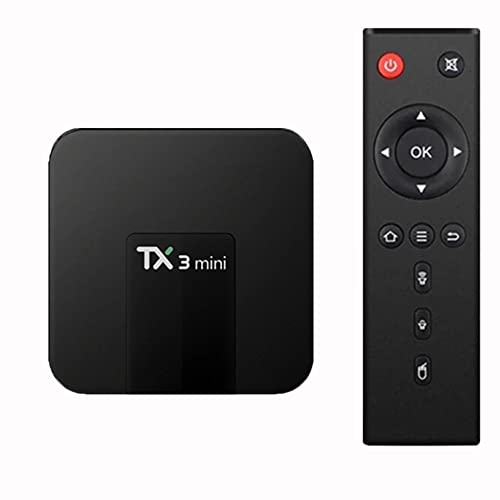Android 10.0 TV Box, TX3 Mini Pro RAM 2GB ROM 16GB Quad Core Allwinner H313 Ultra 4K HDR AV1 Dual Band WiFi 2.4G/5.8G BT 4.2 Home Smart Streaming Media Player