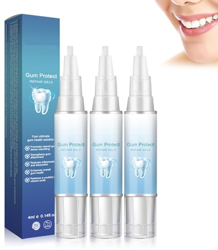 Neslemy™ Zahnfleischschutz-Therapiegel, Dentizen Zahnfleischtherapie-Gel, Zahnfleischreparatur-Behandlungsgel, Zahnaufhellung Zahnfleischschutz, Neslemy Zahnfleischgel, Zahnaufhellungsgel (3pcs)