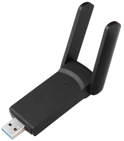 USB WLAN Stick för PC, 1300 Mbps USB 3.0 2.4G 5.8G Dual Band WLAN Adapter PC USB Wifi Adapter för PC/Desktop/Surfplatta/Bärbar Dator